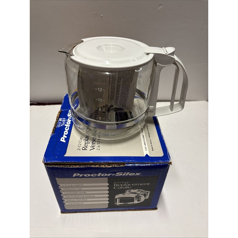 PROCTOR SILEX 2-12 CUP REPLACEMENT CARAFE NEW With BOX